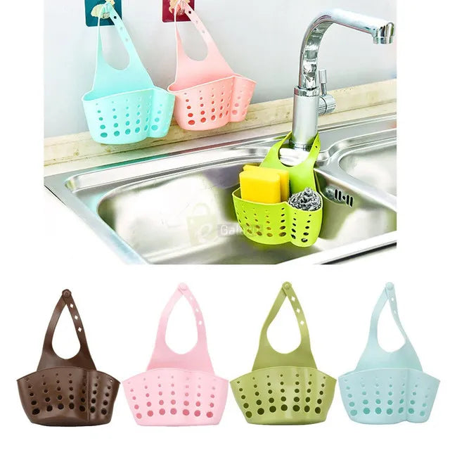 Kitchen Hanging Basket Sink Holder Kitchen Accessory Utensils
