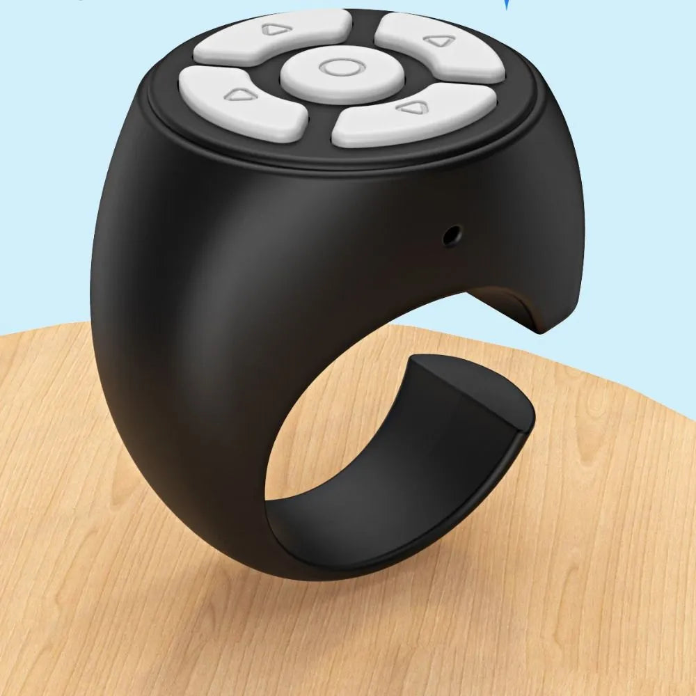 Wireless Bluetooth Ring Remote Controller – Scroll, Play & Control with a Tap!