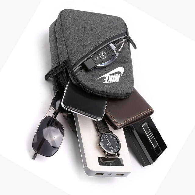Men's Fashion Chest Bag – Crossbody, Shoulder, Phone Pocket, Outdoor & Gym Use