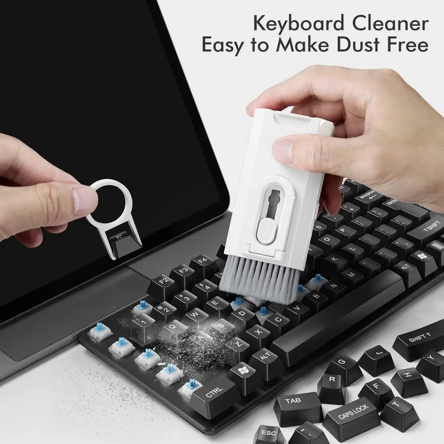 7 in 1 Computer Keyboard Cleaner Brush Kit and Earphone Cleaning Pen