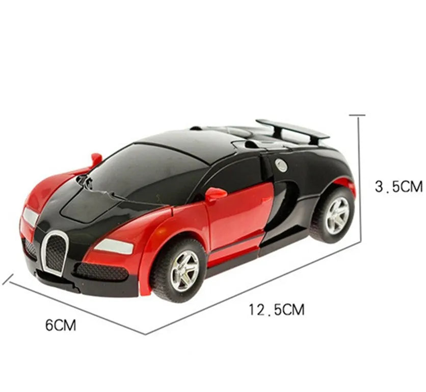 Transforming Robot With One Click Automatic Shape Conversion