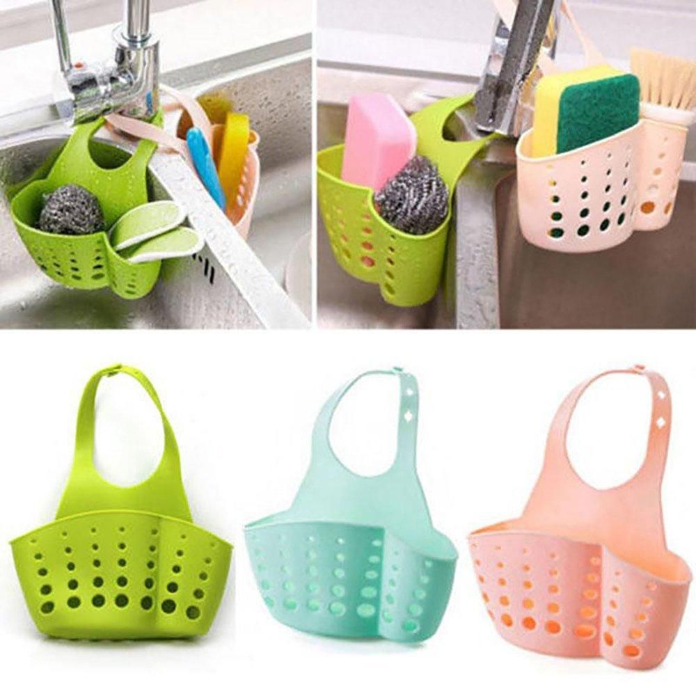 Kitchen Hanging Basket Sink Holder Kitchen Accessory Utensils