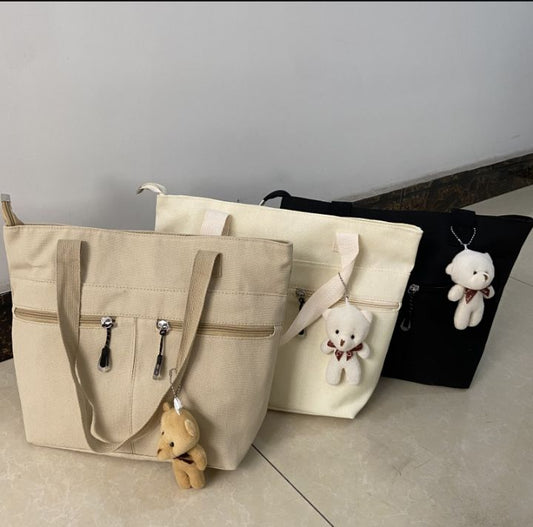 Stylish canvas fabric bags for school college university office and out door activities