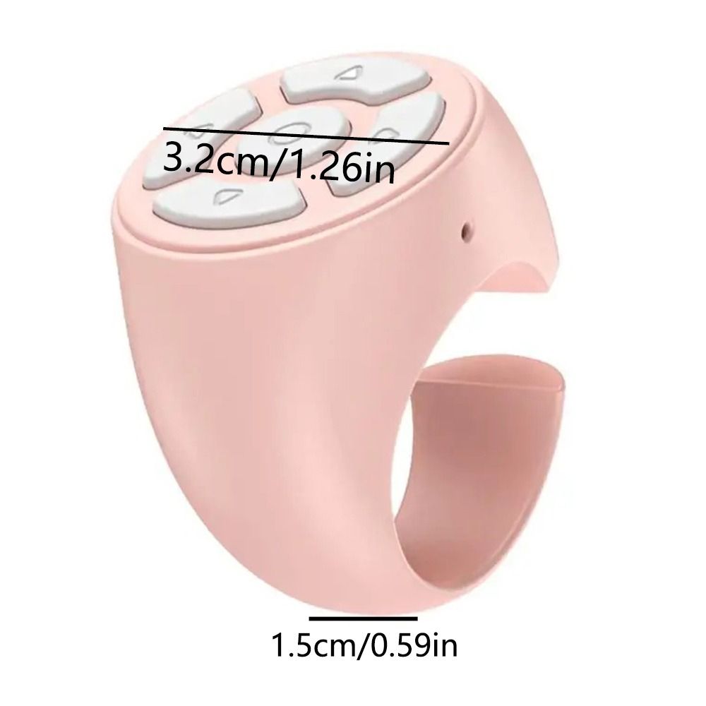 Wireless Bluetooth Ring Remote Controller – Scroll, Play & Control with a Tap!