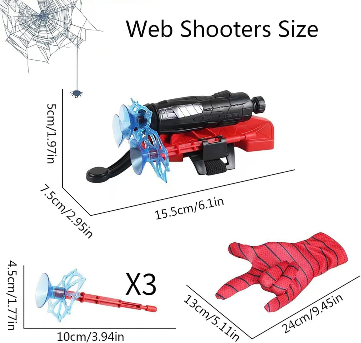 Spider Web Shooters Toy for Kids