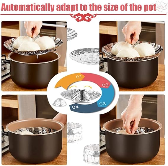Stainless Steel Food Steamer Steamer Basket