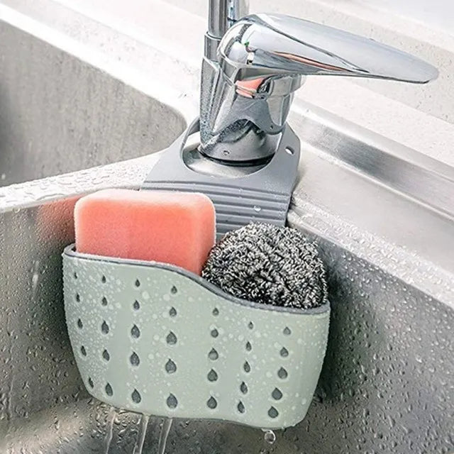 Kitchen Hanging Basket Sink Holder Kitchen Accessory Utensils