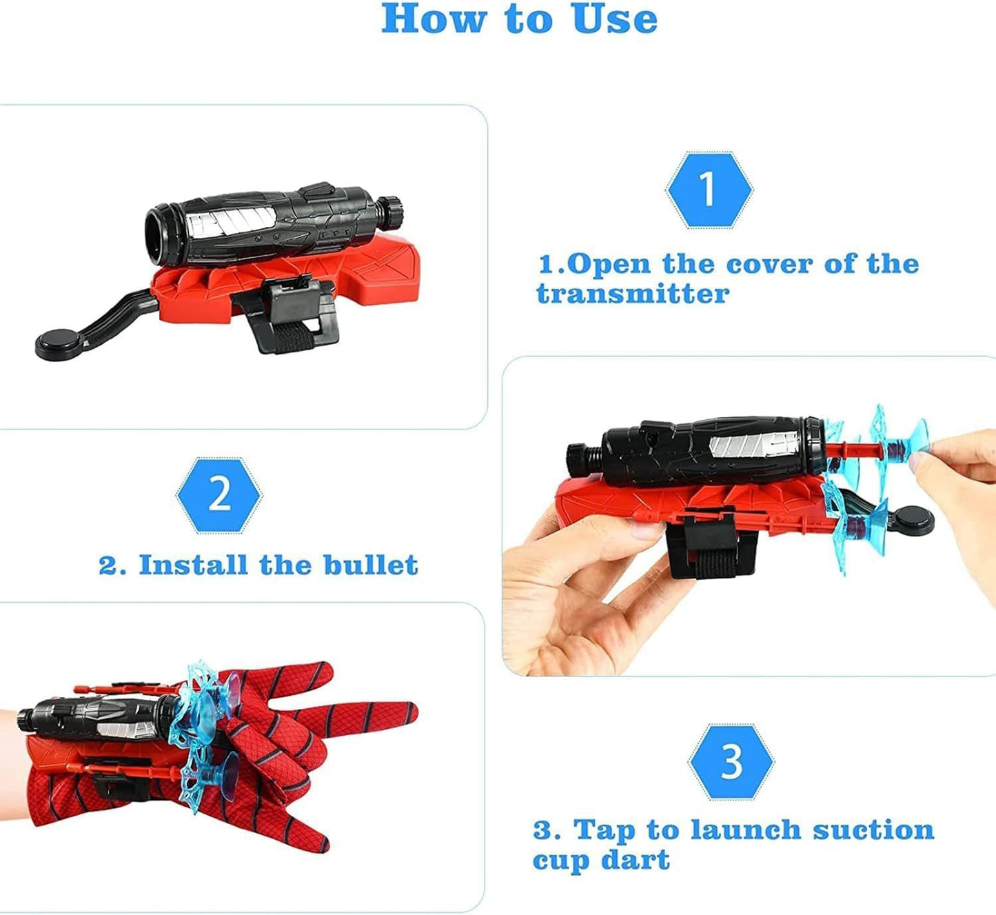 Spider Web Shooters Toy for Kids