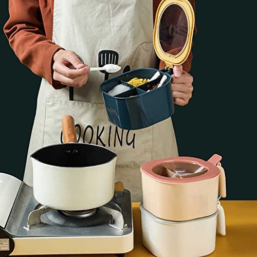 4 grid masala box with spoon / 4 grid spice jar with free spoon