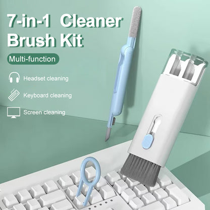 7 in 1 Computer Keyboard Cleaner Brush Kit and Earphone Cleaning Pen