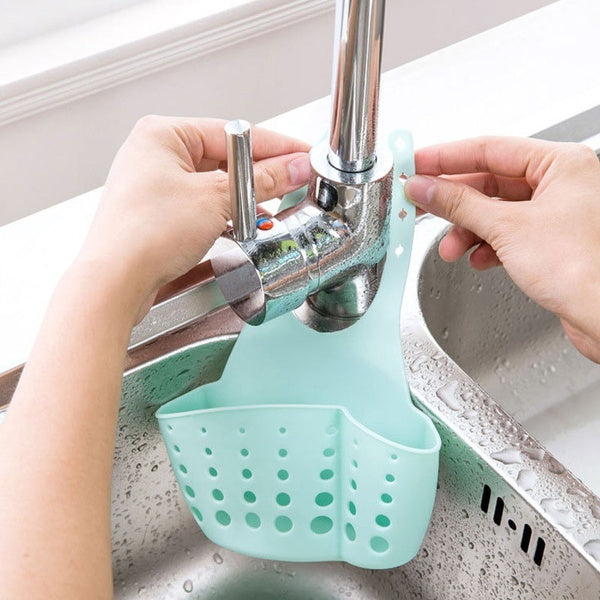 Kitchen Hanging Basket Sink Holder Kitchen Accessory Utensils