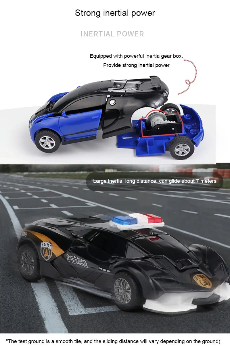 Transforming Robot With One Click Automatic Shape Conversion
