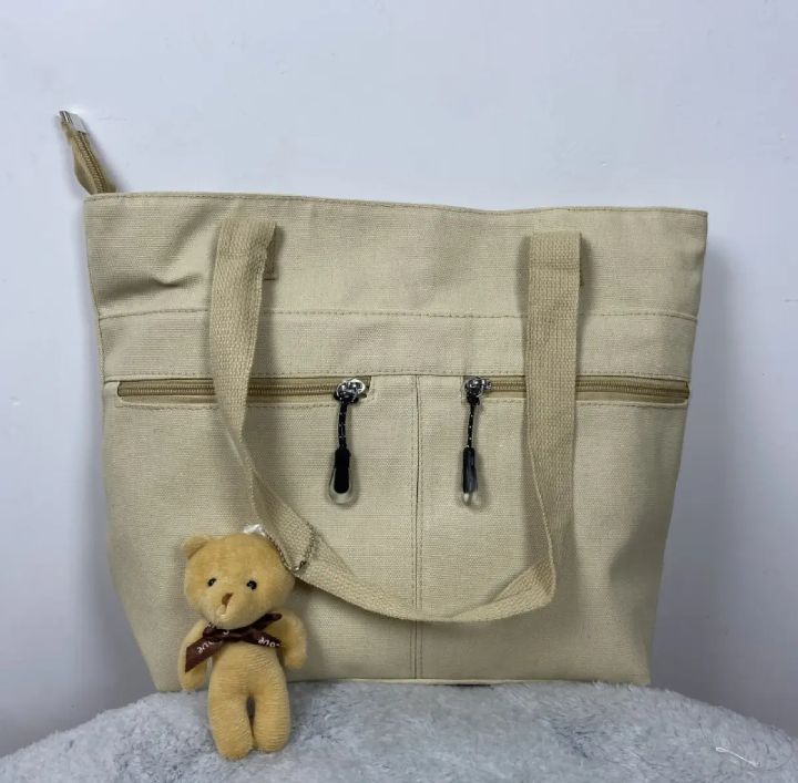 Stylish canvas fabric bags for school college university office and out door activities