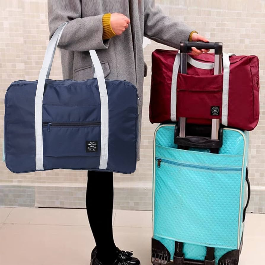 Weekender Bags for Women, Foldable Duffle Bag For Travel, Carry on Overnight Bag, Gym Bag Tote Bag