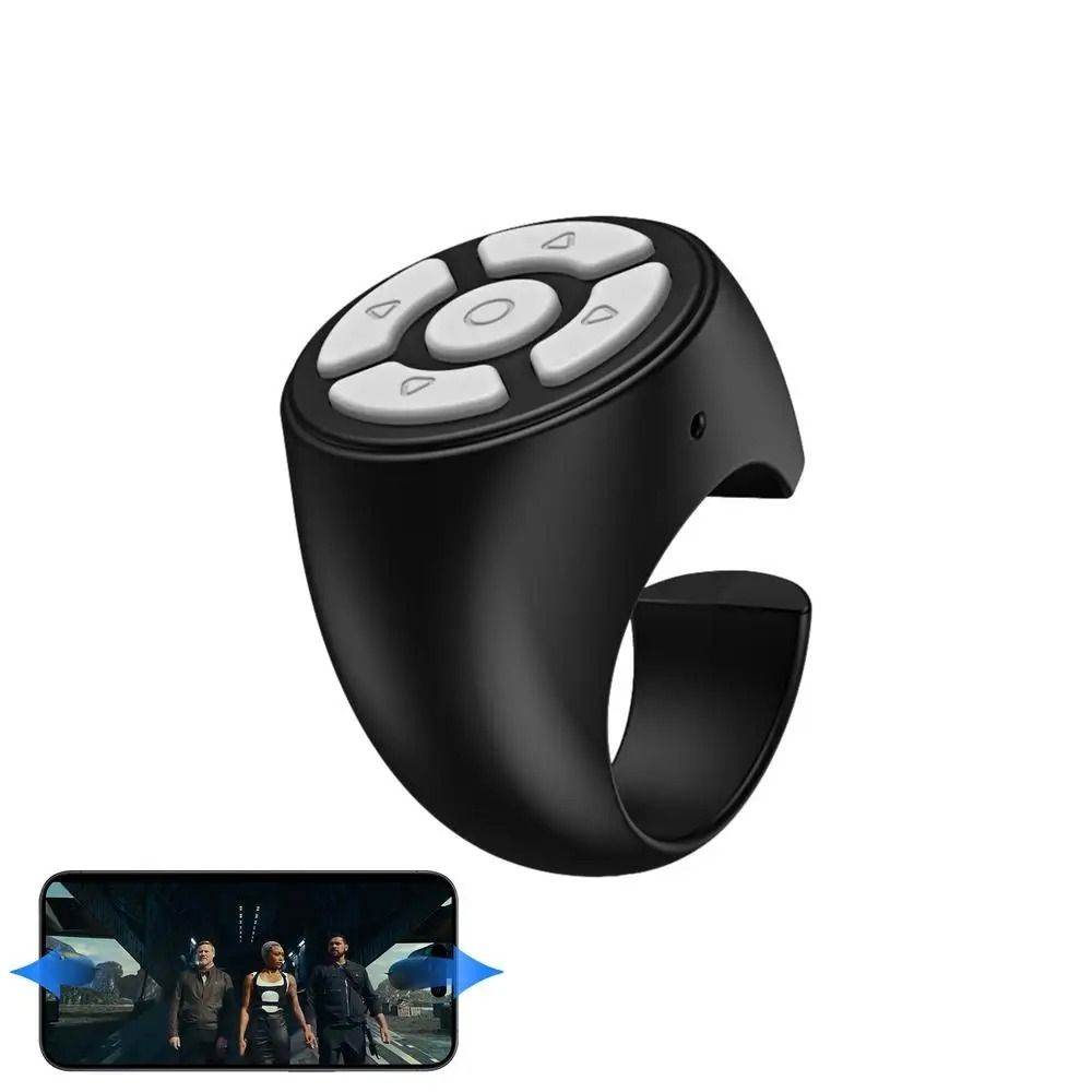 Wireless Bluetooth Ring Remote Controller – Scroll, Play & Control with a Tap!