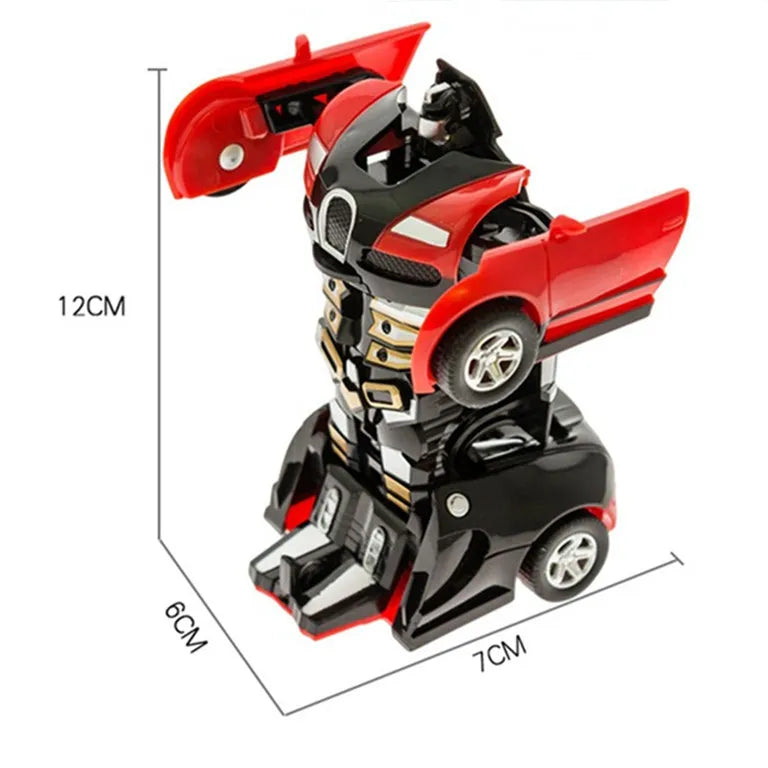 Transforming Robot With One Click Automatic Shape Conversion