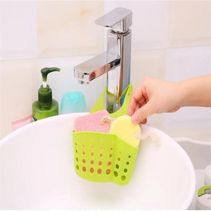 Kitchen Hanging Basket Sink Holder Kitchen Accessory Utensils